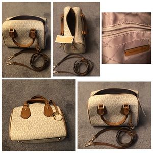 New Authentic Michael Kors Satchel Leather.